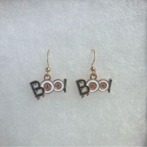 Halloween 'Boo' Earrings